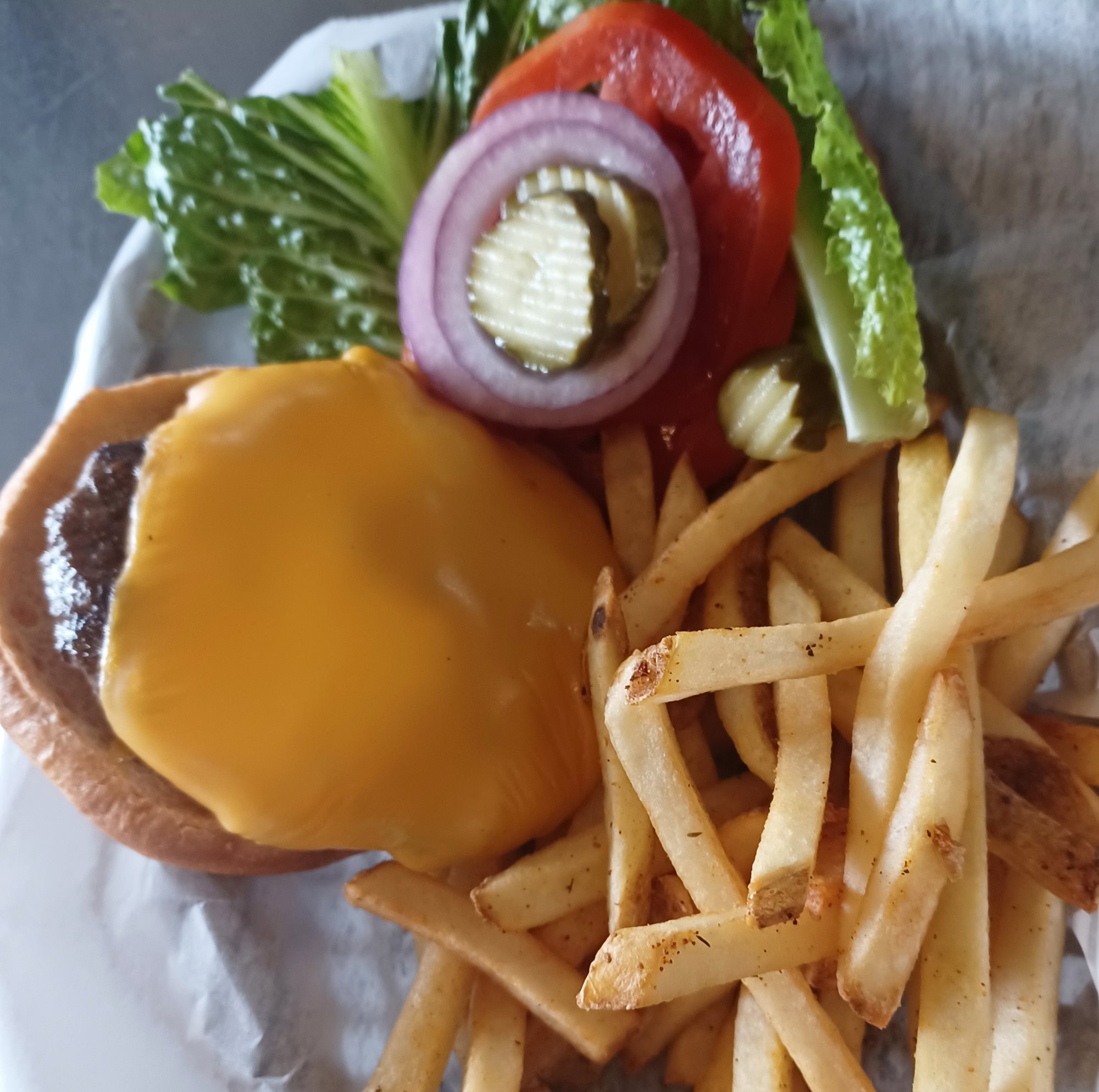 Grill-Clubhouse Cheese Burger-cropped